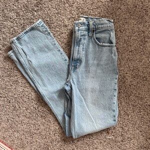 Abercrombie & Fitch Light Blue Straight Leg Jeans